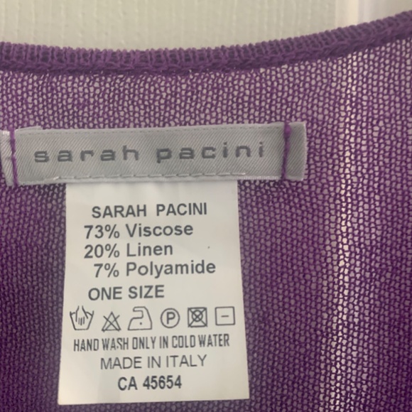 Sarah Pacini , One size, Purple knitted top - Picture 2 of 3